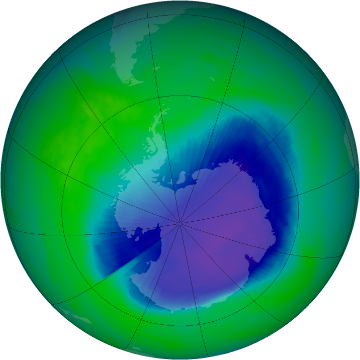 Ozone Map 1998-11-20